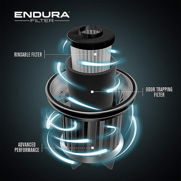 Dirt Devil UD20124 Endura Reach Compact Bagless Upright Vacuum Cleaner